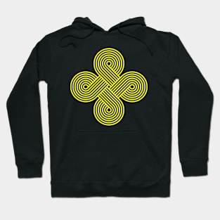 Abstract Infinite Gold Hoodie